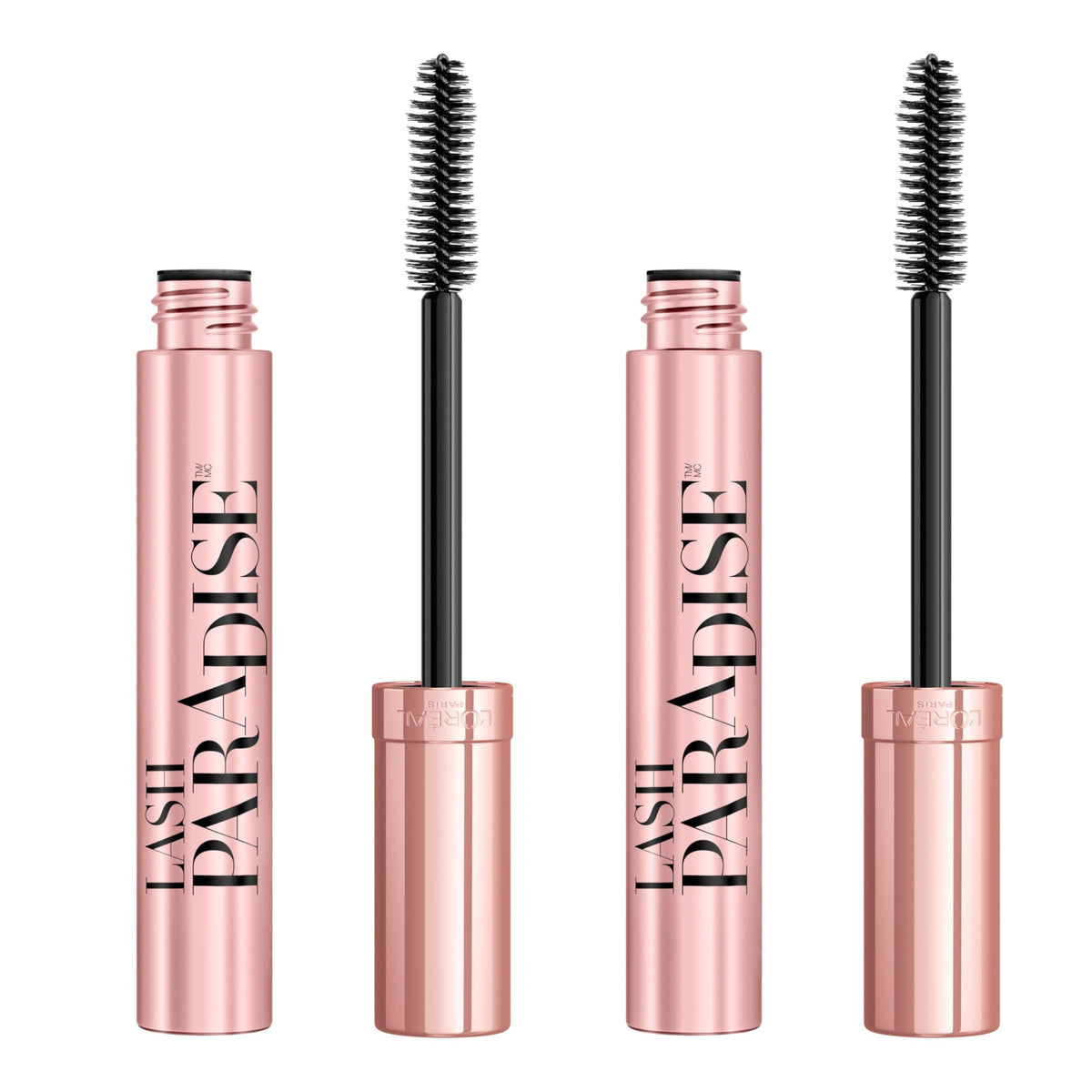 L'Oreal Paris Makeup Voluminous Lash Paradise Mascara, Voluptuous Volume, Intense Length, Feathery Soft Full Lashes, No Flaking, No Smudging, No Clumping, Blackest Black, 0.25 Fl Oz (Pack of 1)