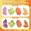 Yunko Cake Leaves Baking Pie Crust Cookie Cutters Set of 4