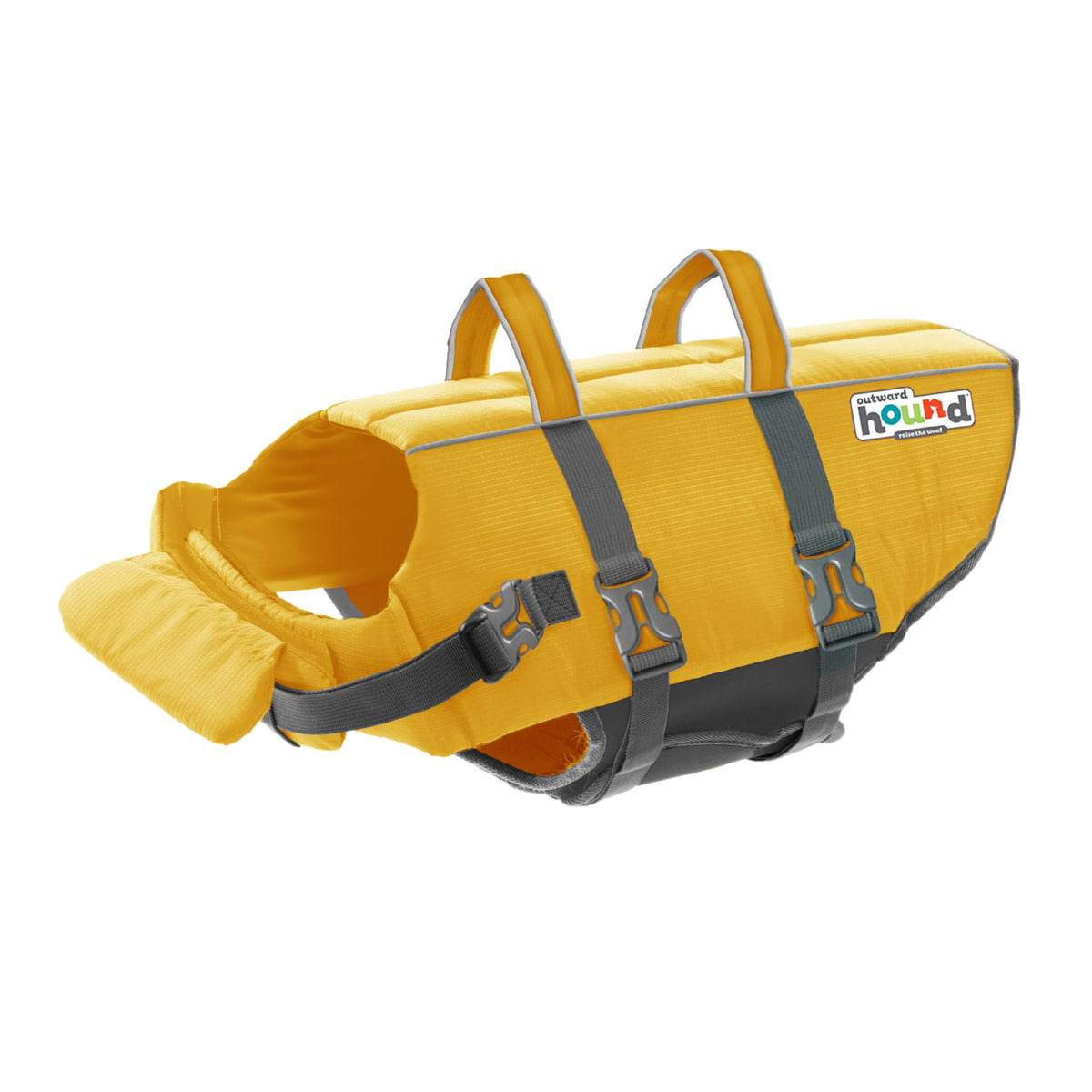 Outward Hound Granby Splash Orange Dog Life Jacket, Medium