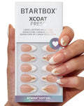 BTArtbox Press On Nails, Liquid Radiance, Medium Almond, Cat Eye, 32Ct | Lamp-Curable 4-Week Wear, Salon-Quality Natural Nails, 10-Minute Easy Daily Application, 16 Sizes, All-in-One Complete Kit