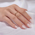 BTArtbox Press On Nails, Cream Puff, Short Almond, Ombre Off White, 32Ct | 2+ Weeks Wear, Salon-Quality Natural Nails, 10-Minute Easy Daily Application, Fast Removal, 16 Sizes, All-in-One Complete Kit