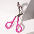 Tweezerman Comfort Grip Eyelash Curler for All Eye Shapes, Neon Pink