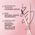 Covergirl Clean Fresh Brow Nano, 500 Medium Brown, Eyebrow Pencil, Ultra-Precise Tip, Waterproof, Transfer-Resistant, Built-In Spoolie, Vegan Formula, 0.001oz