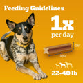Pedigree Dentastix Small & Medium Breed Dog Treats, Original with Real Chicken, Dog Dental Treats, 21.1 oz. Bag (45 Treats Total)