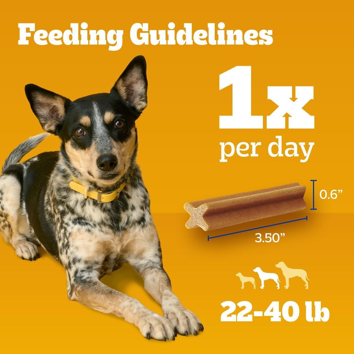 Pedigree Dentastix Small & Medium Breed Dog Treats, Original with Real Chicken, Dog Dental Treats, 21.1 oz. Bag (45 Treats Total)