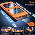 TOCOL for iPhone 15 Pro Screen Protector, Easy Installation