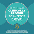 Centrum Silver Multivitamin for Men 50 Plus, Multimineral Supplement, Vitamin D3, B-Vitamins and Zinc, Gluten Free, Non-GMO Ingredients, Supports Memory and Cognition in Older Adults - 100 Ct