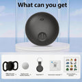 GPS Tracker for Dogs, Smart Collar with Real-Time Location - Pet Location Tracker with Holder, No Monthly Fee/No SIM Card, Works with iOS Find My【Apple MFi Certified】 ﻿, Ultra-Slim, IP68 Waterproof