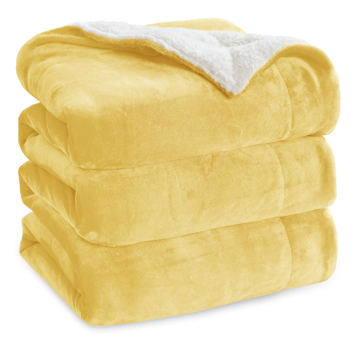 Bedsure GentleSoft Sherpa Fleece Throw Blanket for Couch, Non-Heated, Thick and Warm Throw for Women and Men, Soft Fuzzy Plush Weight Blanket for Winter, Navy, 50x60 Inches