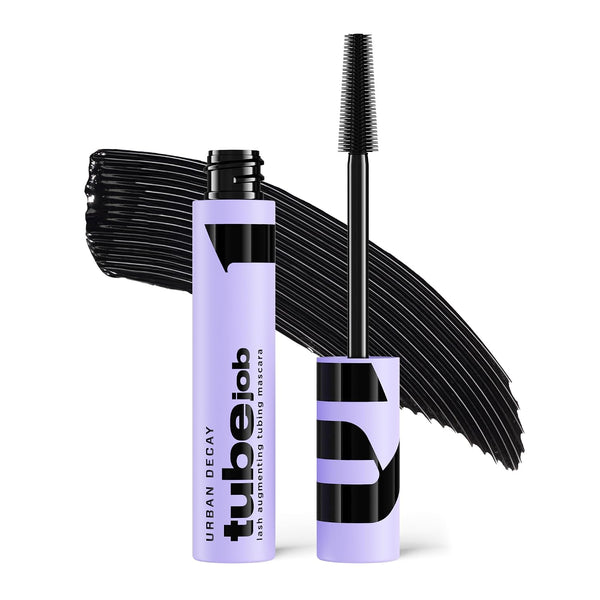 Urban Decay Tube Job Lash Augmenting Tubing Mascara | Water-resistant Curling + Lengthening Mascara, Up to 24HR Lift + Length, Clump-free, Peptides + Hyaluronic Acid Serum Formula
