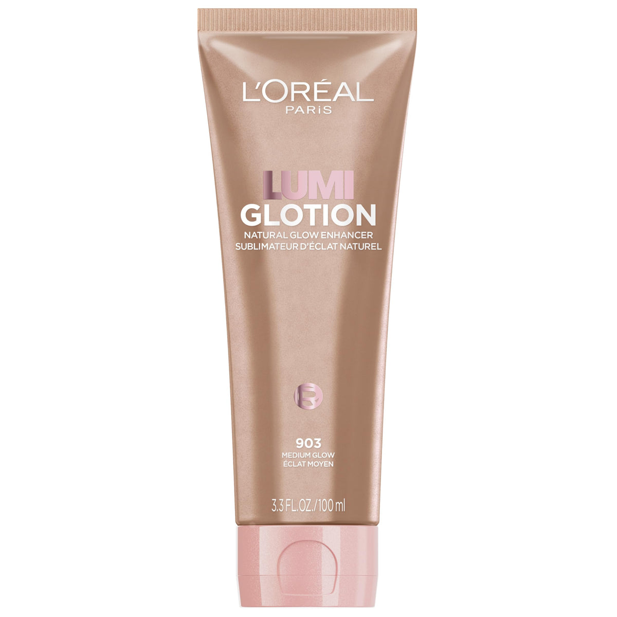L'Oreal Paris Makeup True Match Lumi Glotion, Natural Glow Enhancer, Illuminator Highlighter, Bronzing Drops For a Sun-Kissed Glow, 903 Medium