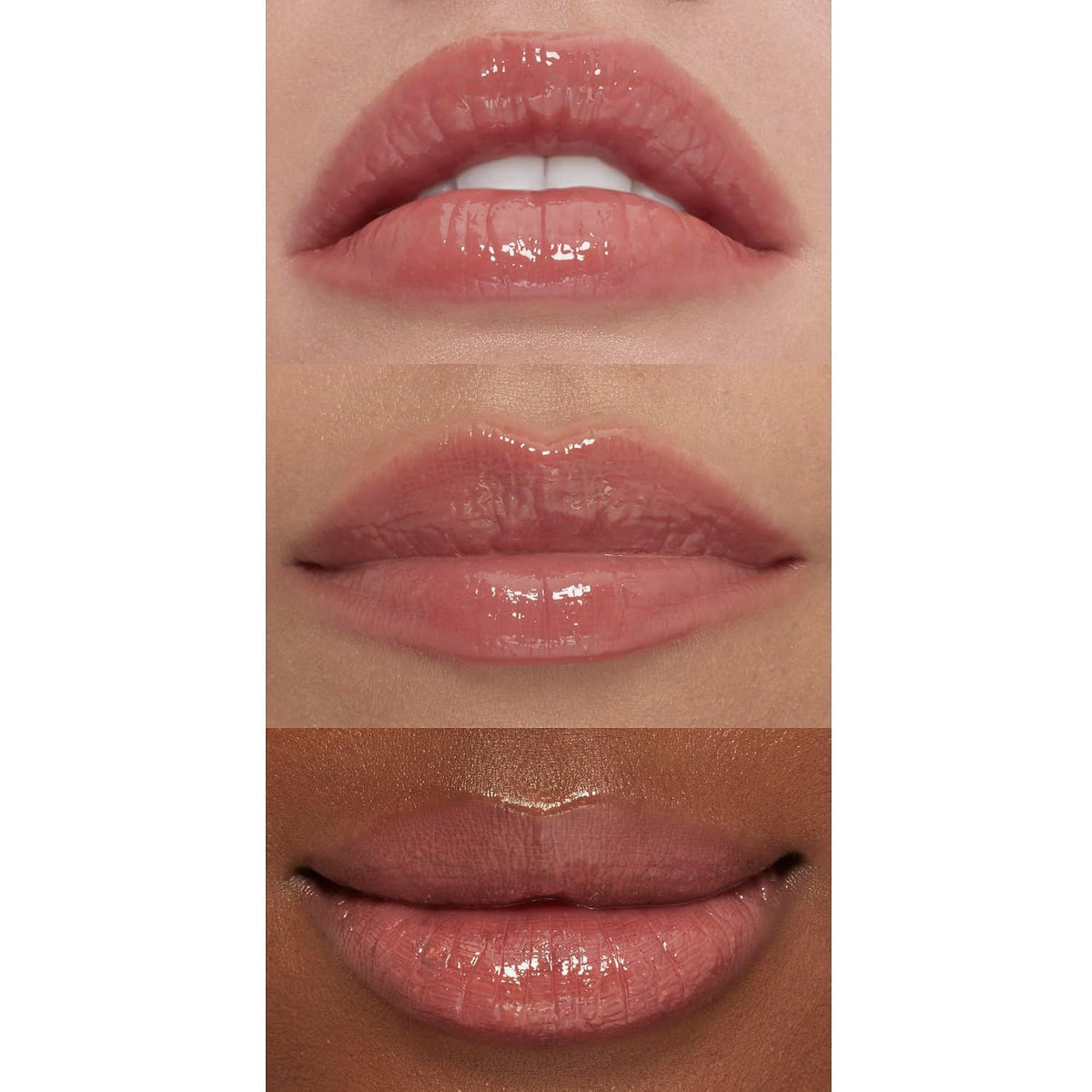 e.l.f. Lip Plumping Gloss, High-Shine Sheer Color, Hydrates & Creates Fuller Lips With Vitamin E, Vegan & Cruelty-Free, Mocha Twist, 0.1 Fl Oz