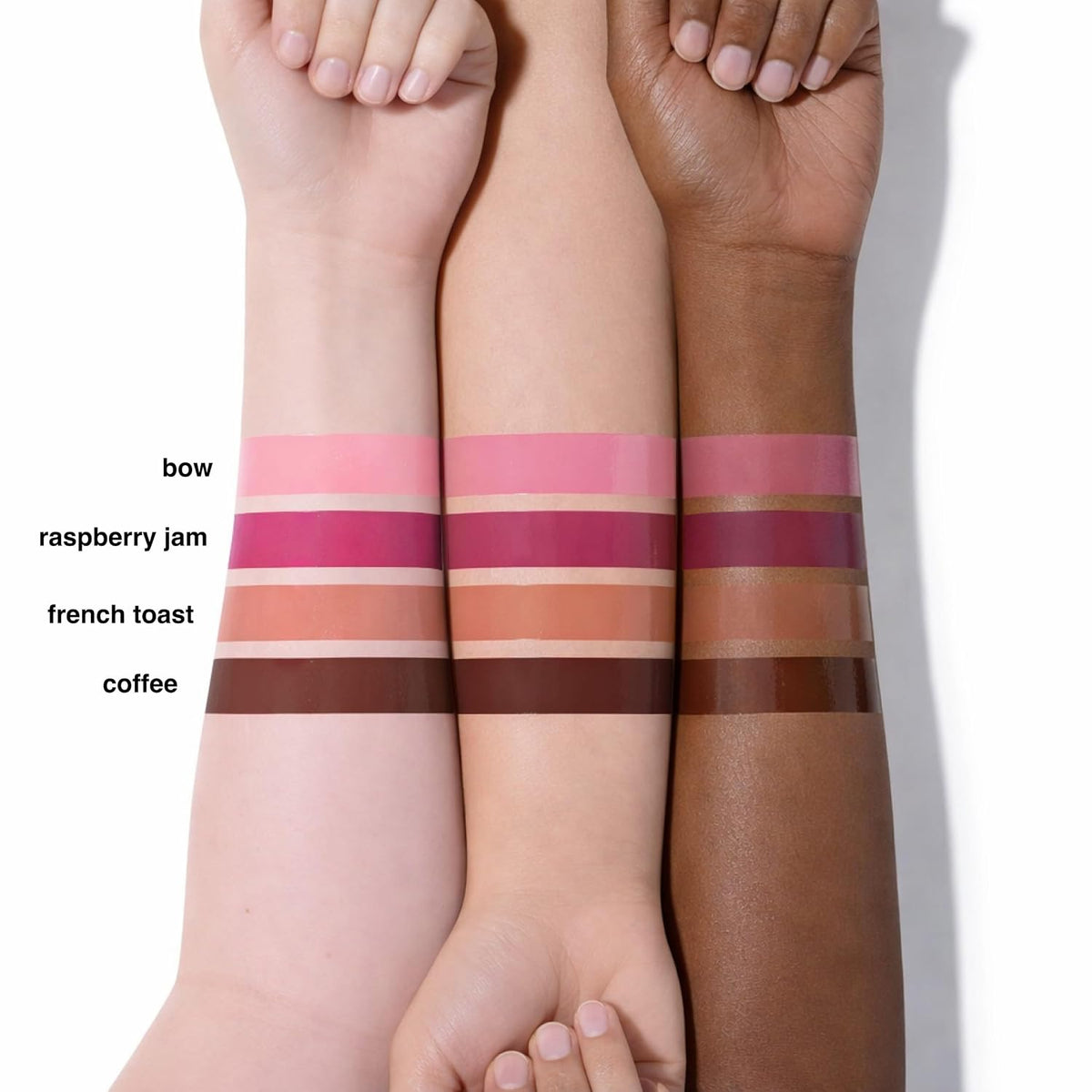 Ruby & Millie Peptide Lip Treatment, Peptide Lip Tint, Plumping Gloss, Lip Gloss, Multicolor, 0.3 Fl oz (Pack of 4)