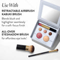 LAURA GELLER NEW YORK Glam on the Run Face, Eye & Lip Travel Makeup Palette, Baked Eyeshadows, Blush, Highlighter & Lip Glaze, All-in-One Makeup Kit for Mature Skin & On-the-Go Beauty