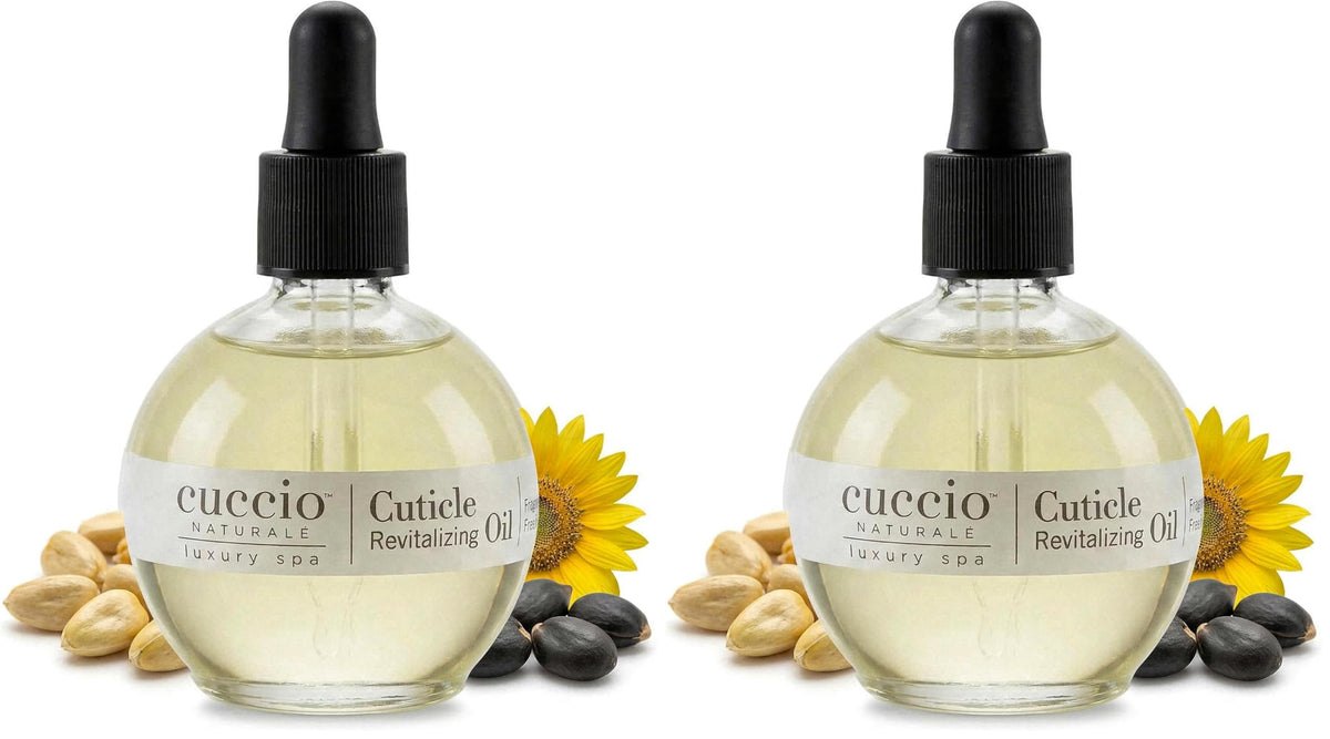 Cuccio Naturale Milk & Honey Revitalizing Cuticle Oil, Lightweight Fast-Absorbing Hydrating Nail & Cuticle Conditioner, Cold-Pressed Oils + Vitamin E, 2.30 Fl Oz