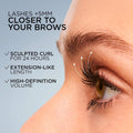 L'Oreal Paris Extensionist Waterproof Mascara, Lengthening, Volumizing, and Curling Formula For a Lash Extension Eye Makeup Look, Waterproof Black