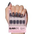 Glamnetic Press On Nails - Short Round, Glossy Fake Nails 30 Pc Full Kit | Neutral press on nails, 12 sizes. Everyday glue-on set. Waterproof, chip-resistant, up to 2 weeks wear