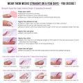 BTArtbox Press On Nails, Liquid Radiance, Medium Almond, Cat Eye, 32Ct | Lamp-Curable 4-Week Wear, Salon-Quality Natural Nails, 10-Minute Easy Daily Application, 16 Sizes, All-in-One Complete Kit