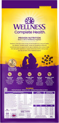 Wellness Complete Health Adult Dry Dog Food, Wholesome Grain Kibble, Natural, Chicken and Oatmeal Recipe, 30 lb Bag