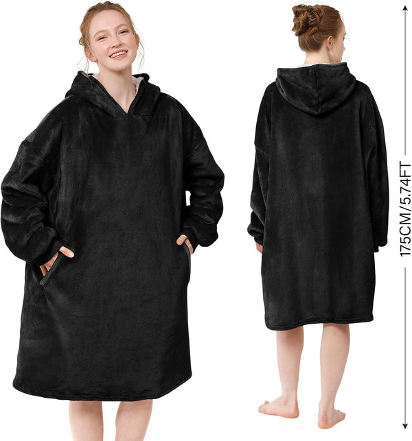 LetsFunny Blanket Hoodie,Oversized Wearable Sweatshirt,Gifts for Women