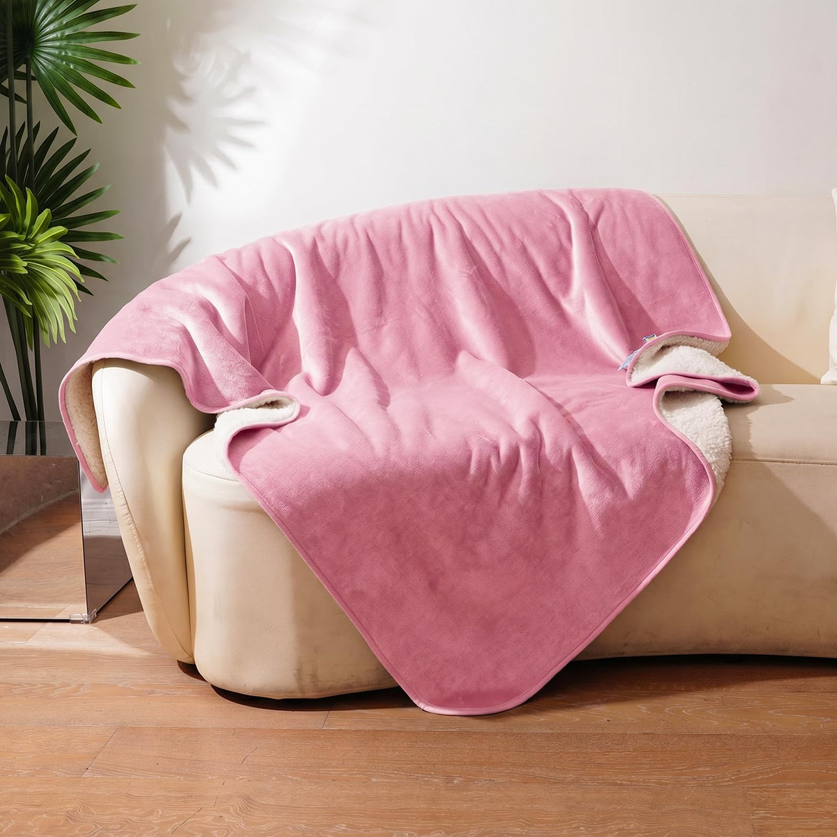 Sunheir Waterproof Dog Blankets for Small Dogs, Pet Blanket for Bed, Couch
