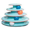Catstages Tower of Tracks Cat Toy – 3-Level Track Tower with 6 Balls, Interactive Cat Toy for Indoor Enrichment