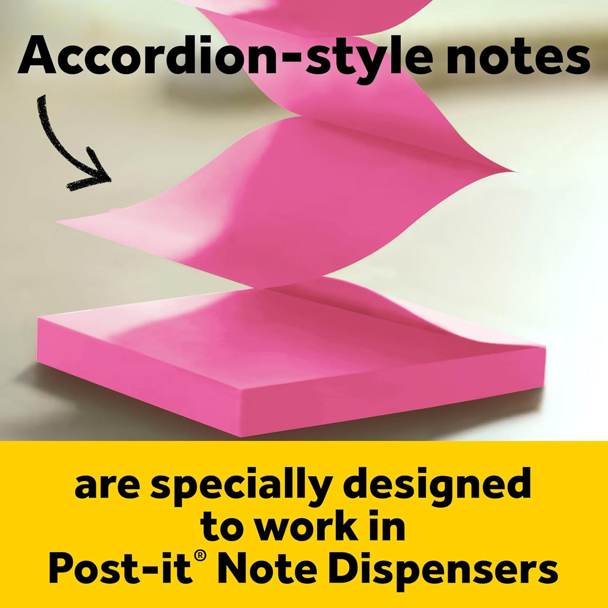 Post-it Note Dispenser, White Cat Design, 1 Dispenser, 1 Pad, 45 Sheets