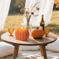 Fall Decor, Fall Decorations for Home, Flameless Pumpkin Candle, Orange