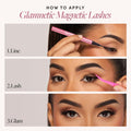 Glamnetic Magnetic Eyelashes - Vacay | Long Magnetic Lashes, 60 Wears Reusable High Volume Faux Mink Lashes, Dramatic, Round - 1 Pair