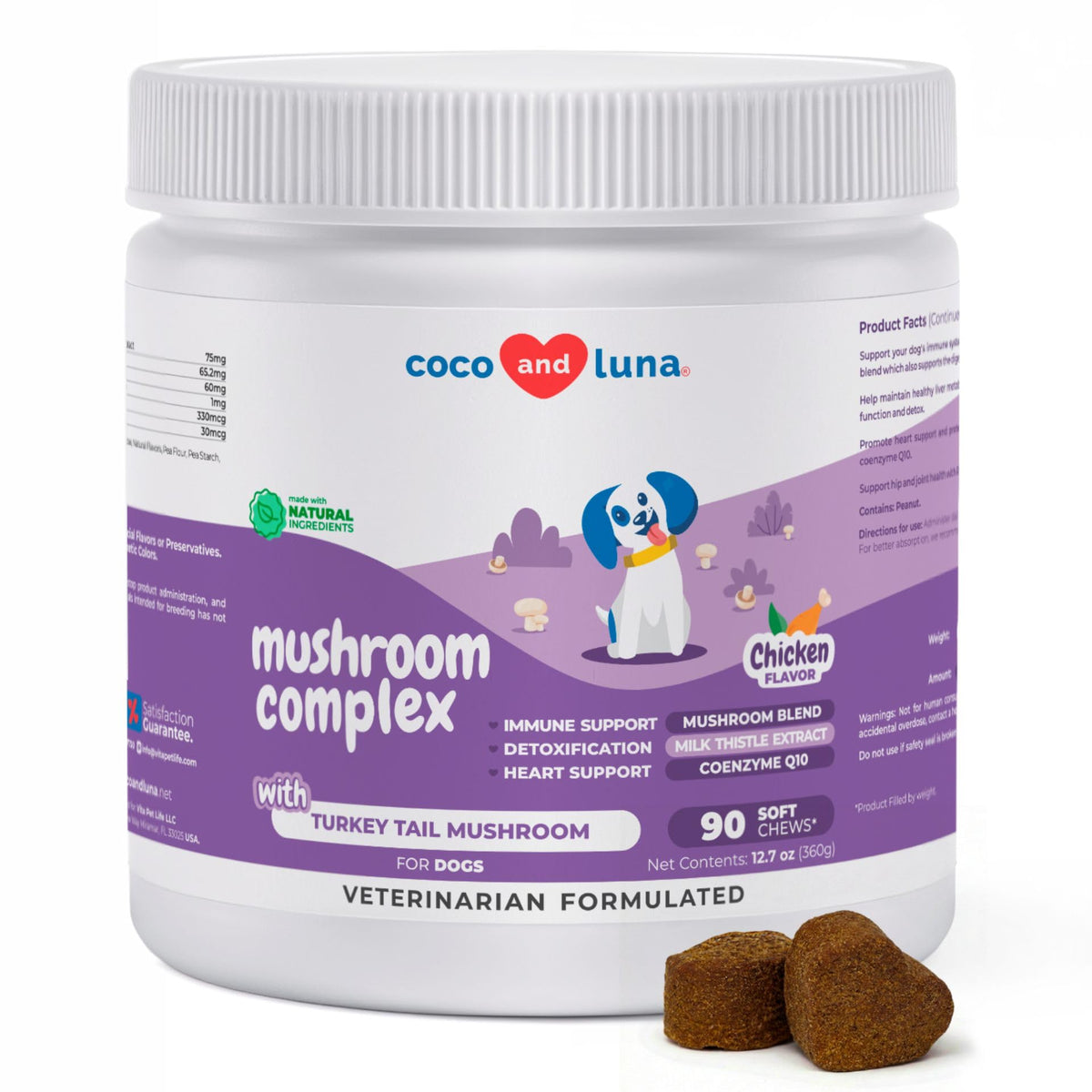 Multivitamin for Dogs 120 Tablets - Glucosamine, Fish Oil & CoQ10 | With Glucosamine, Chondroitin, Fish Oil & CoQ10. Supports joint, skin, heart, gut & immune health.