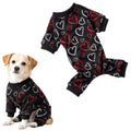 Dog Pajamas Christmas Puppy Onesie Long Sleeve Pets Clothes Jumpsuits PJS