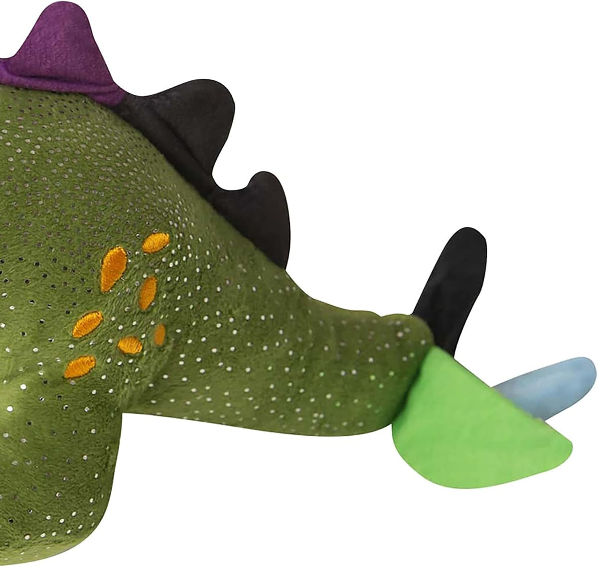 SNUG AROOZ Drowsy the Green Dragon - Plush Dog Toy, Squeaks & Crinkles, Pet Multi-Sensory Play, Recycled Material, 4x12 Soft-Cuddly Magical Companion