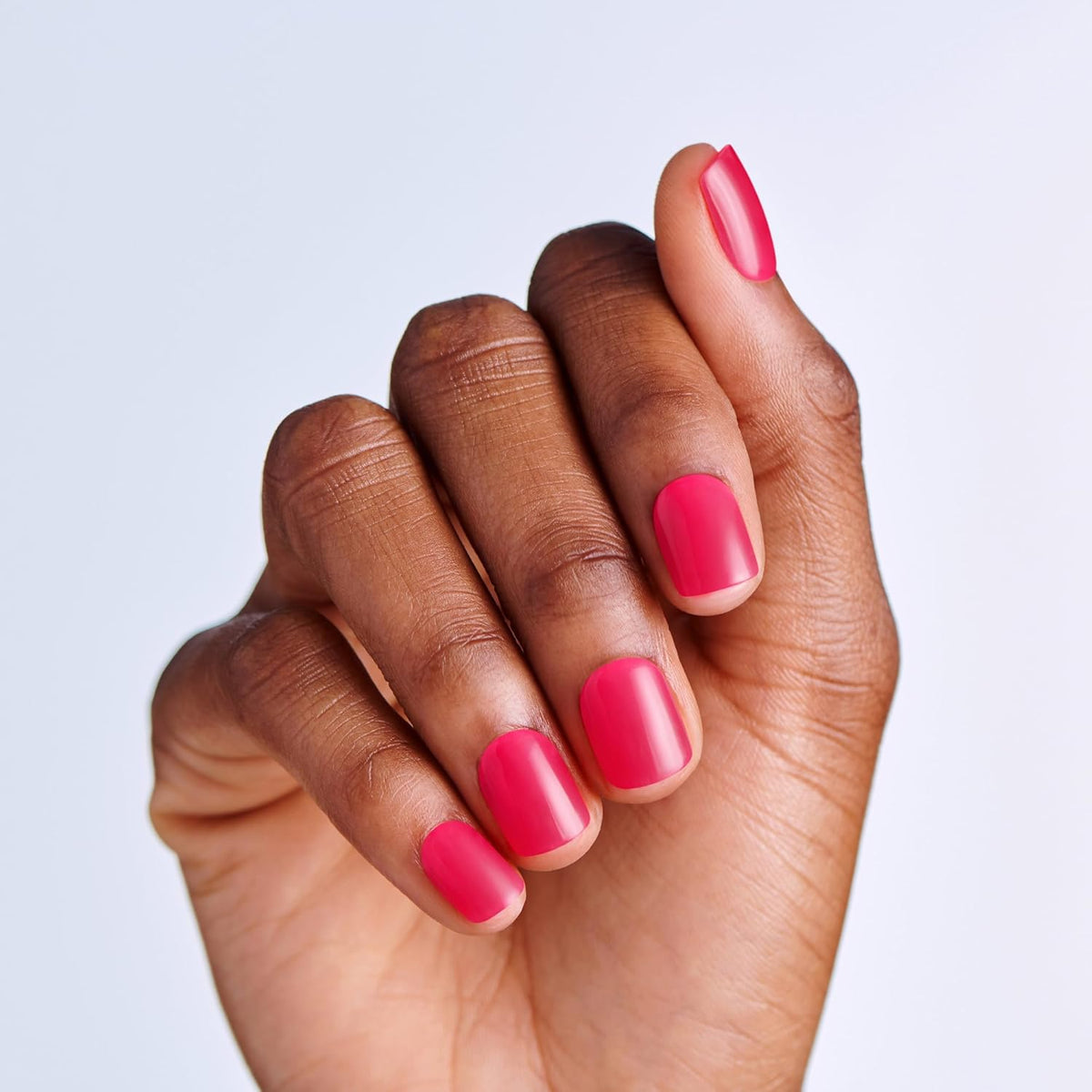 Kiss Impress No Glue Mani Press On Nails, Color, 'Melting', Pink, Short Size, Squoval Shape, Includes 30 Nails, Prep Pad, Instructions Sheet, 1 Manicure Stick, 1 Mini File