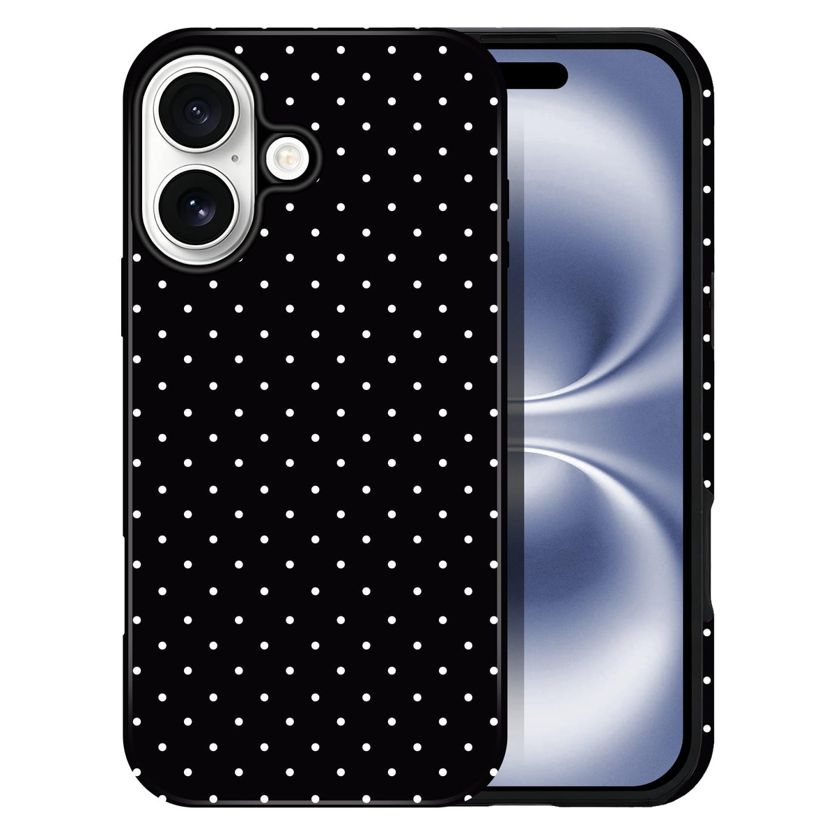 Polka Dot Pattern Phone Case for iPhone 13/14 6.1", Wine