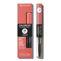 Revlon ColorStay Overtime Liquid Lipstick with Clear Lip Gloss, Long-Lasting Lip Color, Dual Ended with Moisturizing Vitamin E, 350 Bare Maximum, 0.07 fl oz