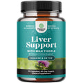 Liver Cleanse Detox & Repair - Milk Thistle Supplement for Digestion & Immunity Support - Ginger Root, Choline & Dandelion Root - Herbal Liver Support with Silymarin, Beetroot & Artichoke - 70 Count