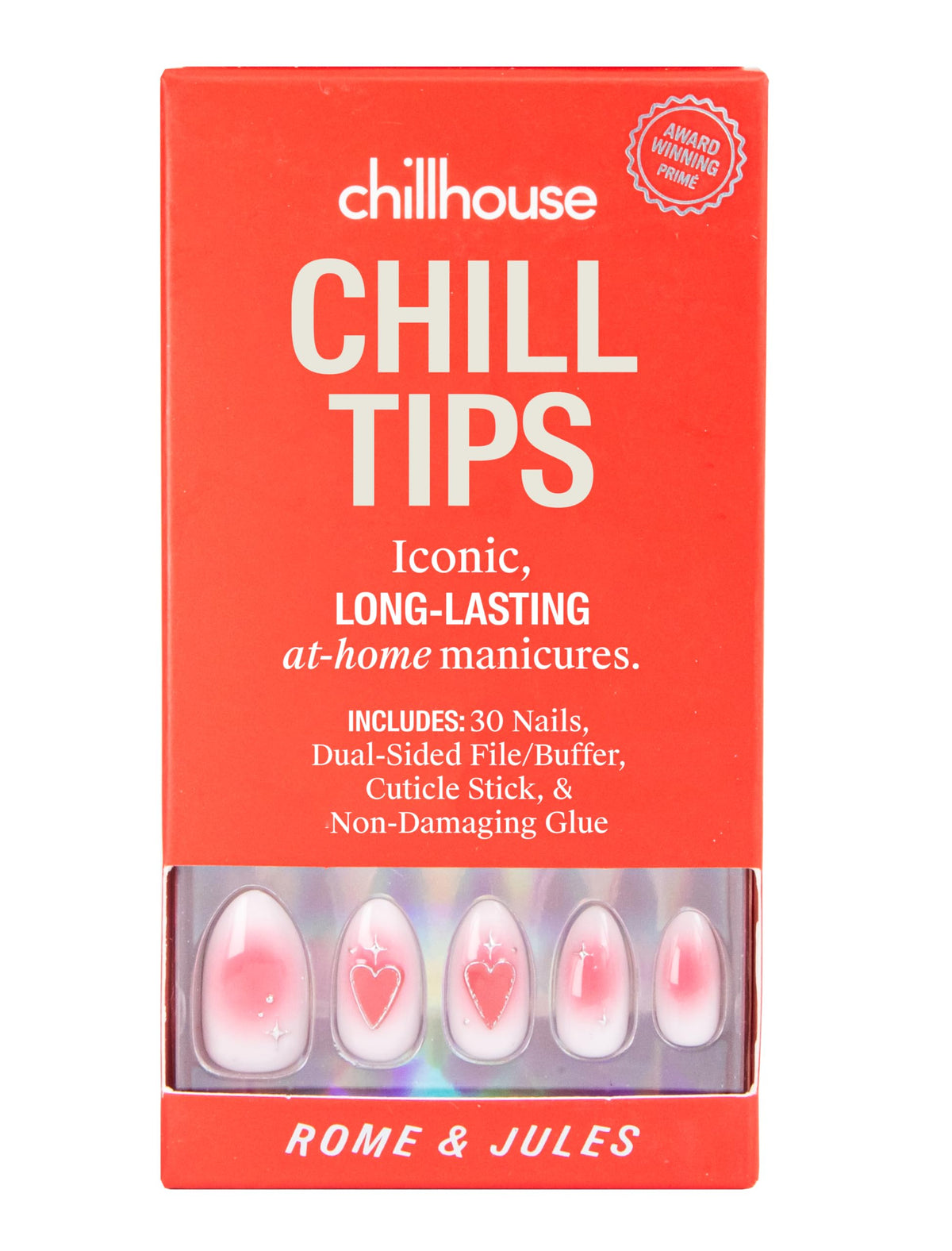 Chillhouse - Chill Tips, Press on Nails Kit - Sea Siren (Almond) - 30 Nail Shapes & Sizes - Up to 2 Weeks of Wear - Customizable Fit - Reusable - Latina Founded & Women Owned - Beauty & Self Care