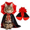 GOYOSWA Dog Halloween Costumes, Dog Vampire Devil Cloak Cape Costume Halloween Costumes for Small Medium Large Dogs Pets (Large)