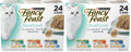 Purina Fancy Feast Gravy Lovers Poultry and Beef Grilled Gourmet Wet Cat Food Variety Pack - (Pack of 30) 3 oz. Cans