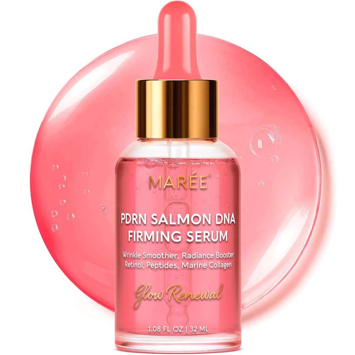 MAREE PDRN Serum - Salmon DNA Serum for face with Peptides for Glass Skin