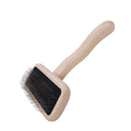 Chris Christensen Baby G Dog Slicker Brush for Dogs (Goldendoodles, Labradoodles, Poodles), Groom Like a Professional, Fluff Detangle Style, Saves Time Energy, Coral, Small