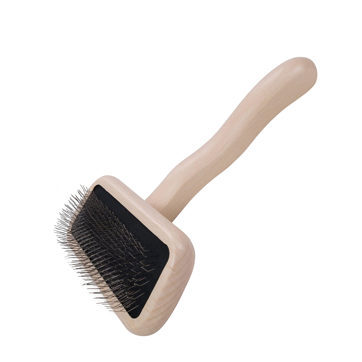 Chris Christensen Baby G Dog Slicker Brush for Dogs (Goldendoodles, Labradoodles, Poodles), Groom Like a Professional, Fluff Detangle Style, Saves Time Energy, Coral, Small