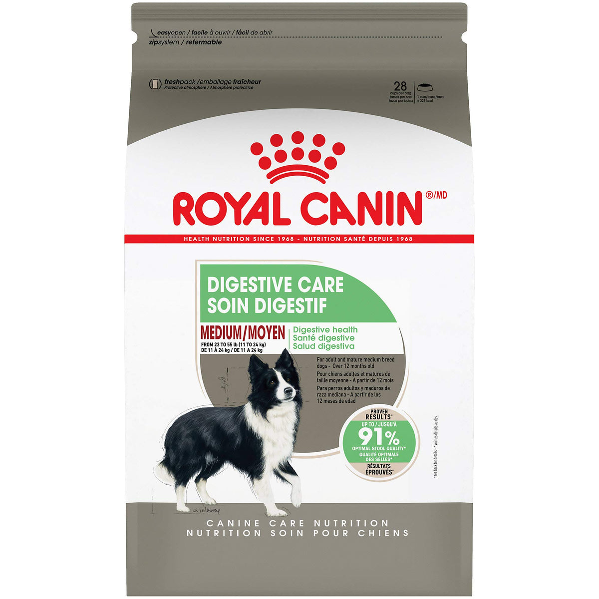 Royal Canin Canine Care Nutrition Digestive Care Adult Loaf in Sauce Dog Food, 13.5 oz (Pack of 12)