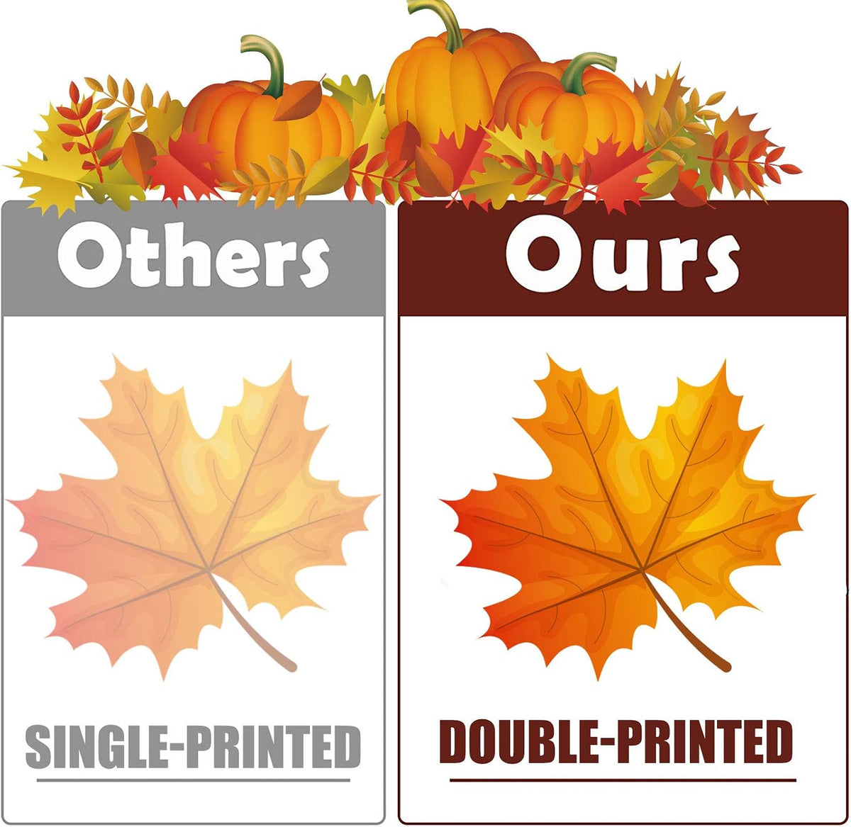 Fall Decorations 324 PCS Fall Window Clings Stickers Decorations
