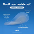 Mighty Patch™ Invisible+ Patch - Daytime Hydrocolloid Acne Pimple Patches for Covering Zits and Blemishes, Ultra Thin Spot Stickers for Face and Skin (24 Medium and 15 Small Patches)