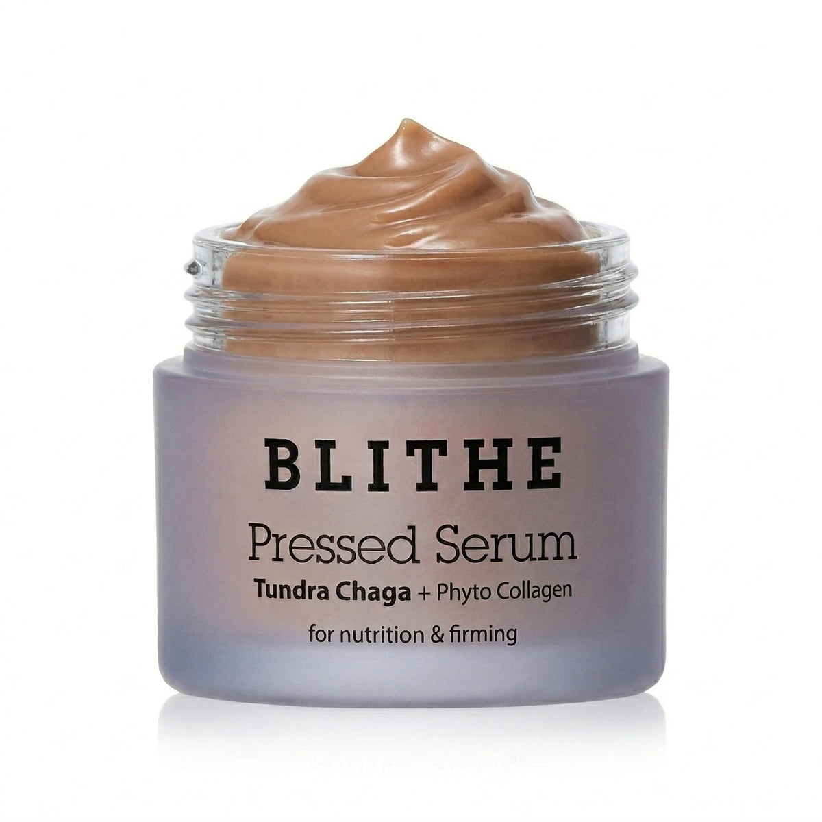 BLITHE Pressed Serum Tundra Chaga With Peptide & Collagen | Korean Moisturizer | Anti Aging Cream & Skin Tightening Cream for Face | Formula for an Instant Face Lift, 1.69 fl oz