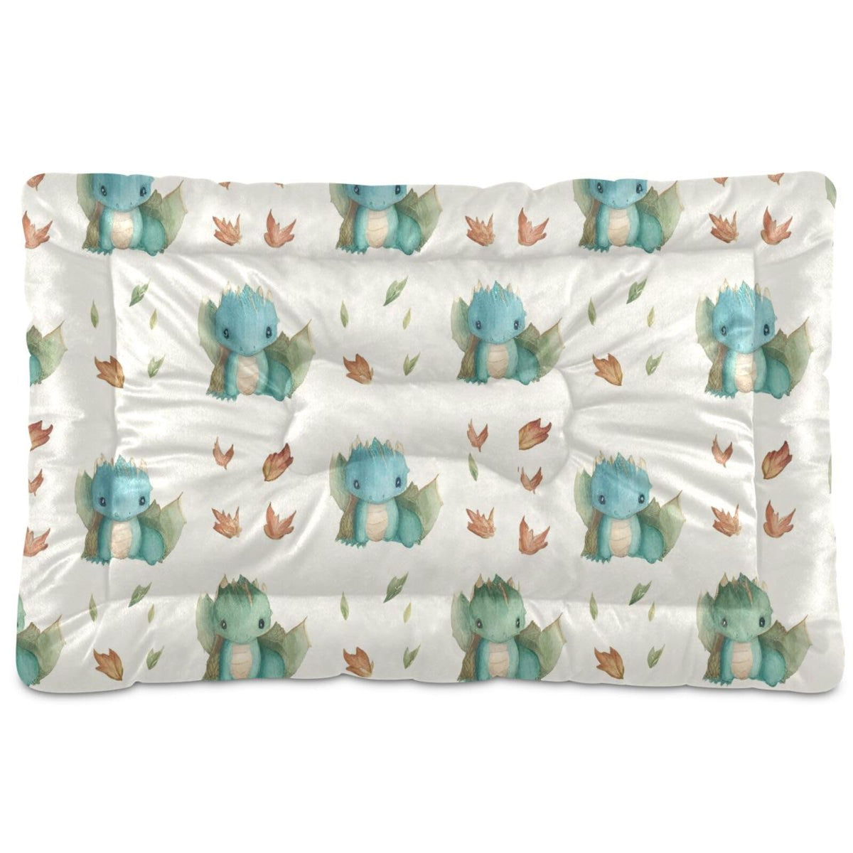 Christmas Patch Pet Bed Pad Soft Dog Bed Mat with Anti-Slip Bottom, Machine Washable Crate Pad Mattress for Dog Sleeping- 24 * 18inches