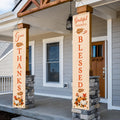 Happy Fall Y'all Give Thanks Rustic Porch Banner Farmhouse Decor