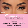 Glamnetic Magnetic Eyelashes - Vacay | Long Magnetic Lashes, 60 Wears Reusable High Volume Faux Mink Lashes, Dramatic, Round - 1 Pair