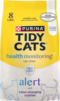 Purina Tidy Cats Tidy Care Alert Cat Health Monitoring Non Clumping Cat Litter with Silica Crystals - 8 Pound (Pack of 1)